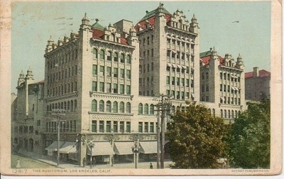 Image for The Auditorium, Los Angeles, California, 1911