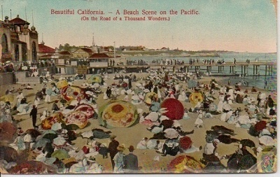 Image for Beautiful California -- A Beach Scene On The Pacific