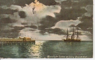 Image for Moonlight Scene At Long Beach, California