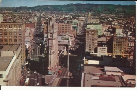 Image for Downtown Oakland, California, Looking North On Broadway And Telegraph