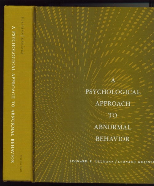Image for A Psychological Approach To Abnormal Behavior