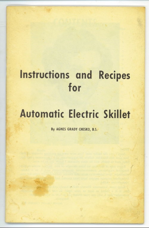 Image for Instructions And Recipes For Automatic Electric Skillet