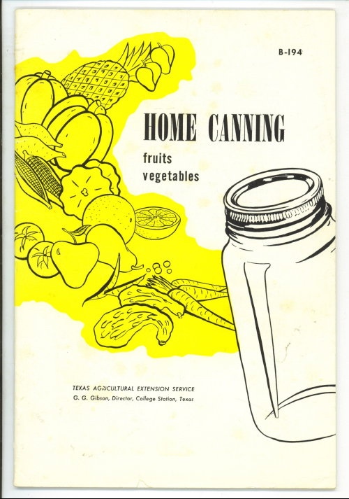 Image for Home Canning: Fruits Vegetables #B-194