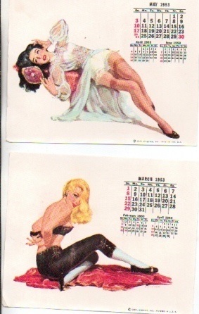 Image for Esquire Pinups 1953 Calendar Set