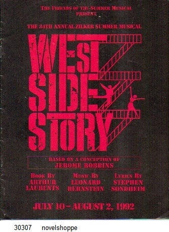 Image for West Side Story The 34th Annual Zilker Summer Musical, July 10-August 2, 1992