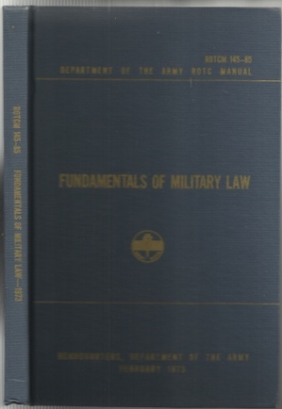 Image for Fundamentals of Military Law