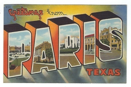 Image for Greetings From Paris Texas The North Star of Texas