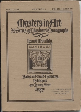 Image for Masters In Art, A Series Of Illustrated Monographs, April 1905, Mantegna Part 64, Volume 6