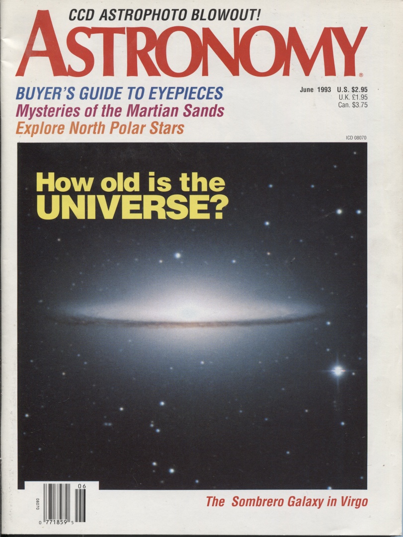 Image for Astronomy, June 1993, Volume 21, No. 6 20th Anniversary Year