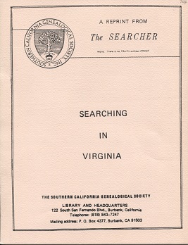 Image for Searching in Virginia