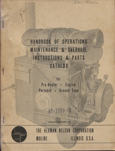 Image for Handbook Of Operations Maintenance & Overhaul Instructions & Parts Catalog For Pre-Heater, Engine, Portable, Ground Type