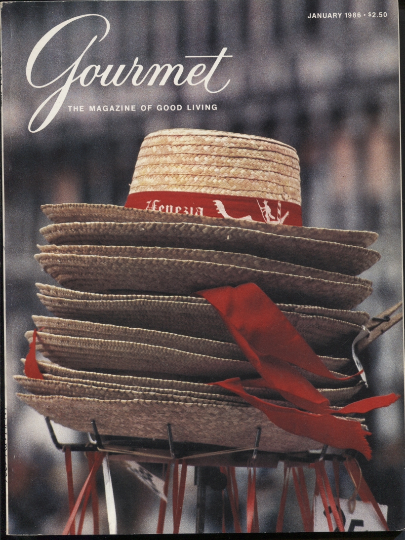 Gourmet: The Magazine Of Good Living, January 1986 Volume XLVI, #1