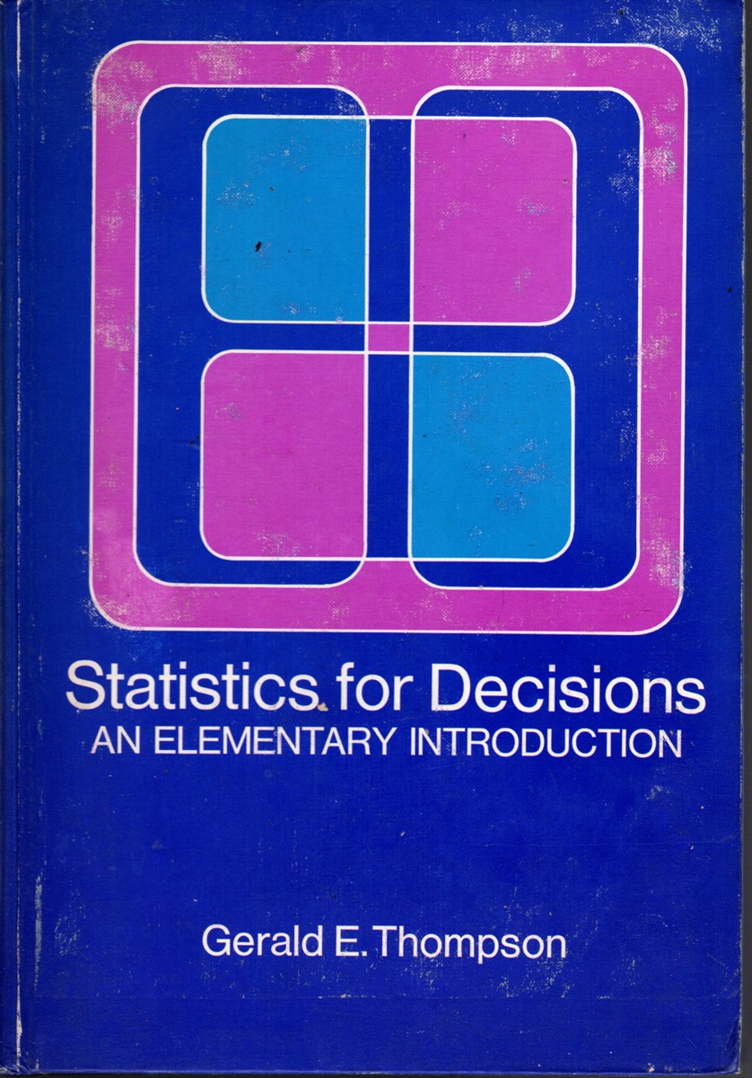 Image for STATISTICS FOR DECISIONS:  An Elementary Introduction
