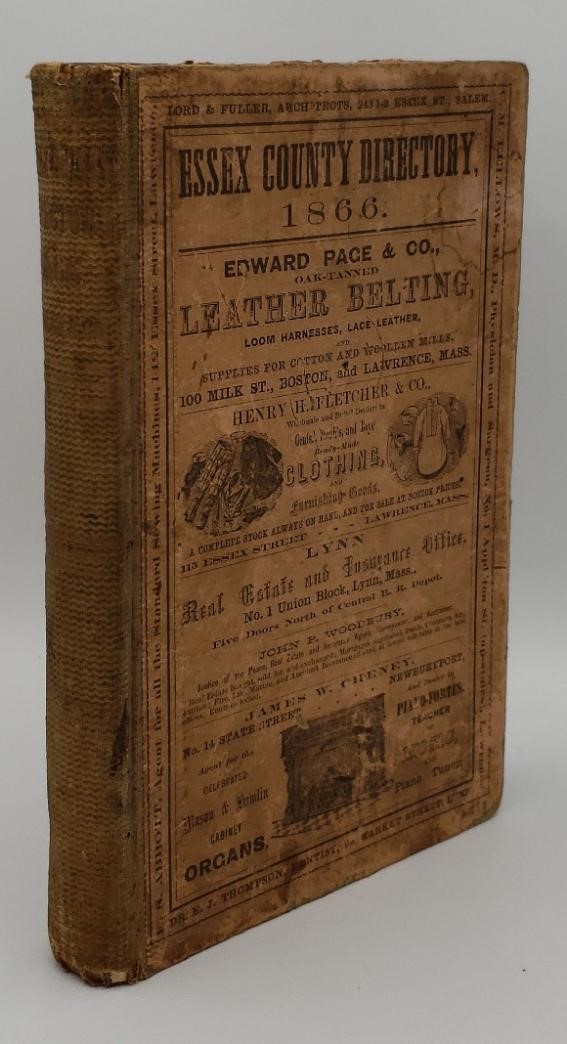 HISTORY AND DIRECTORY OF ESSEX COUNTY 1866 (MASSACHUSETTS)