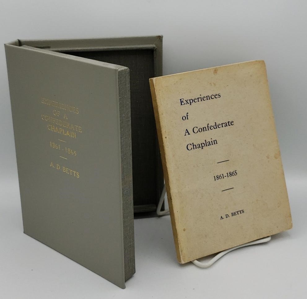 EXPERIENCES OF A CONFEDERATE CHAPLAIN 1861-1865