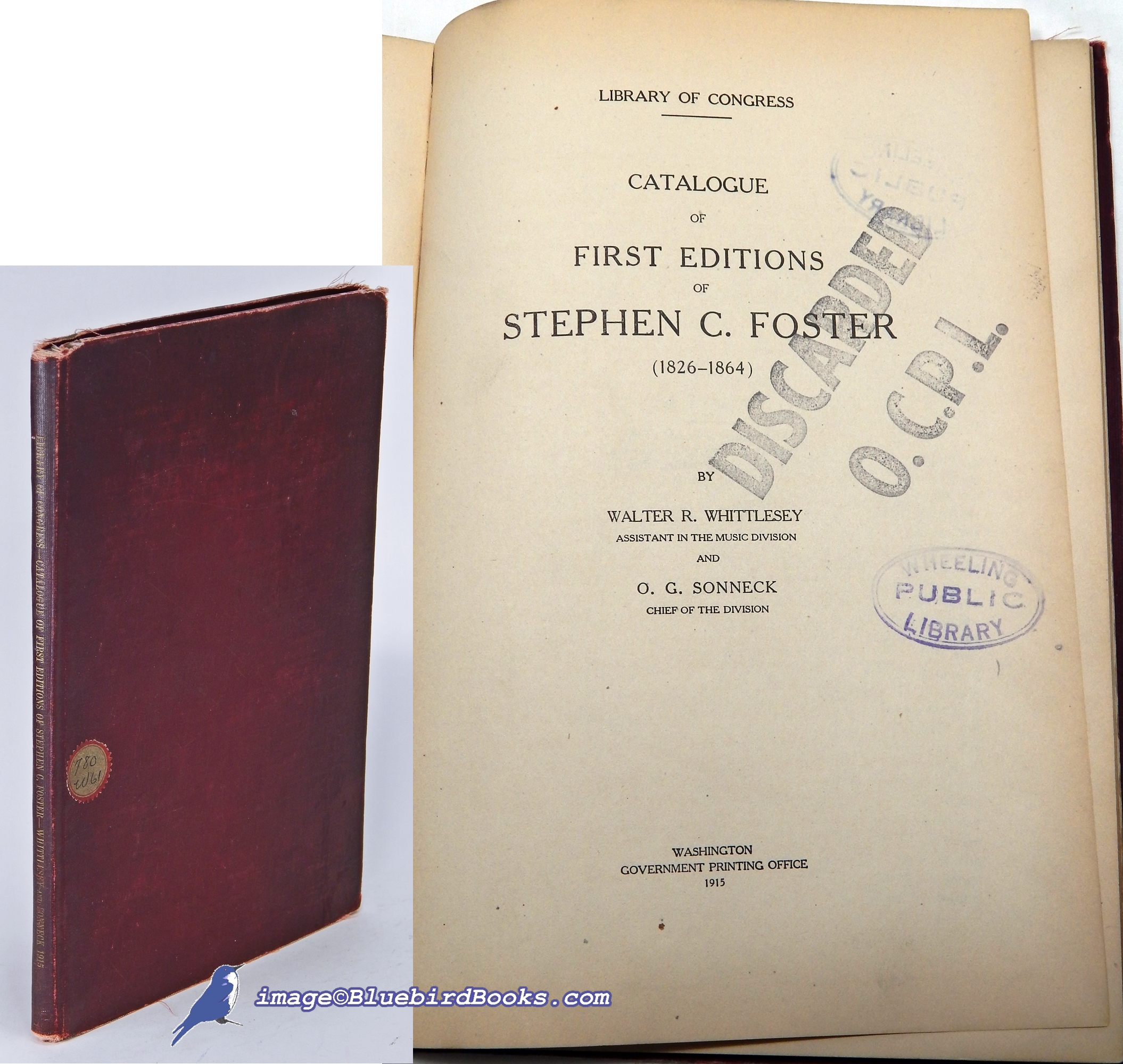 Image for Catalogue of First Editions of Stephen C. Foster  (1826 -1864)