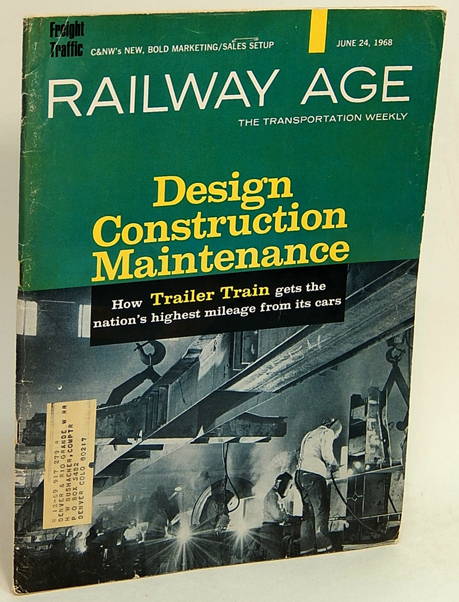Image for Railway Age June 24, 1968