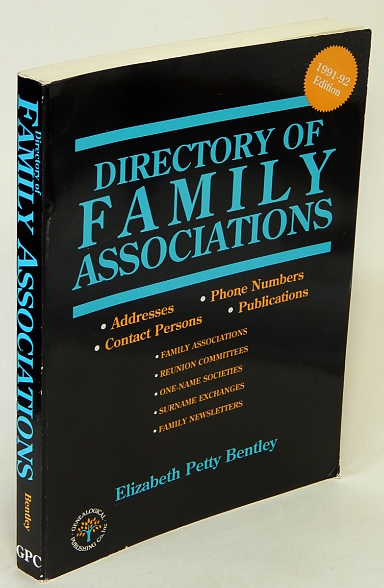 BENTLEY, ELIZABETH PETTY - Directory of Family Associations