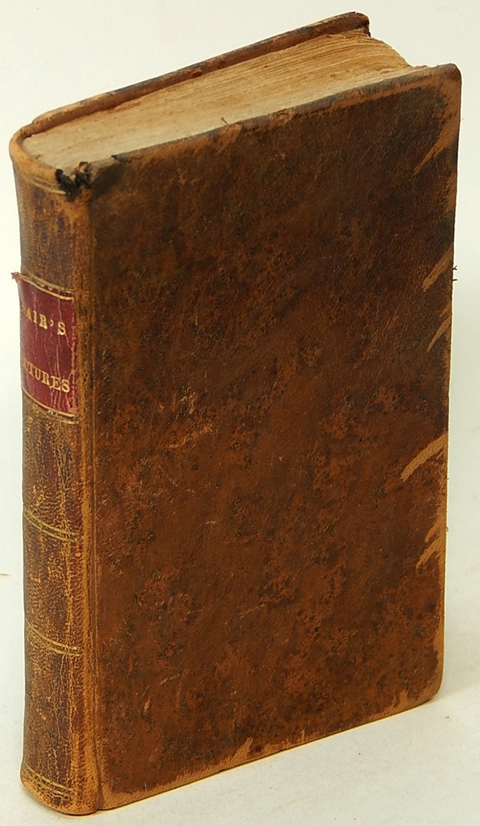 BLAIR, HUGH; BLAKE, REV. J. L. - An Abridgement of Lectures on Rhetorick: Greatly Improved by the Addition, to Each Page, of Appropriate Questions by Rev. J.L. Blake.