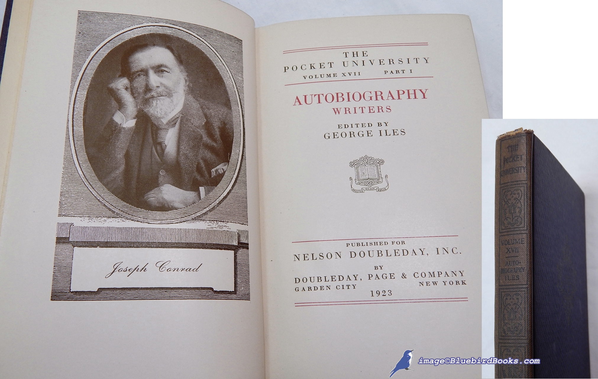 ILES, GEORGE (EDITOR) - The Pocket University Volume XVII: Part I, Autobiography, Writers & Part II, Autobiography, Actors