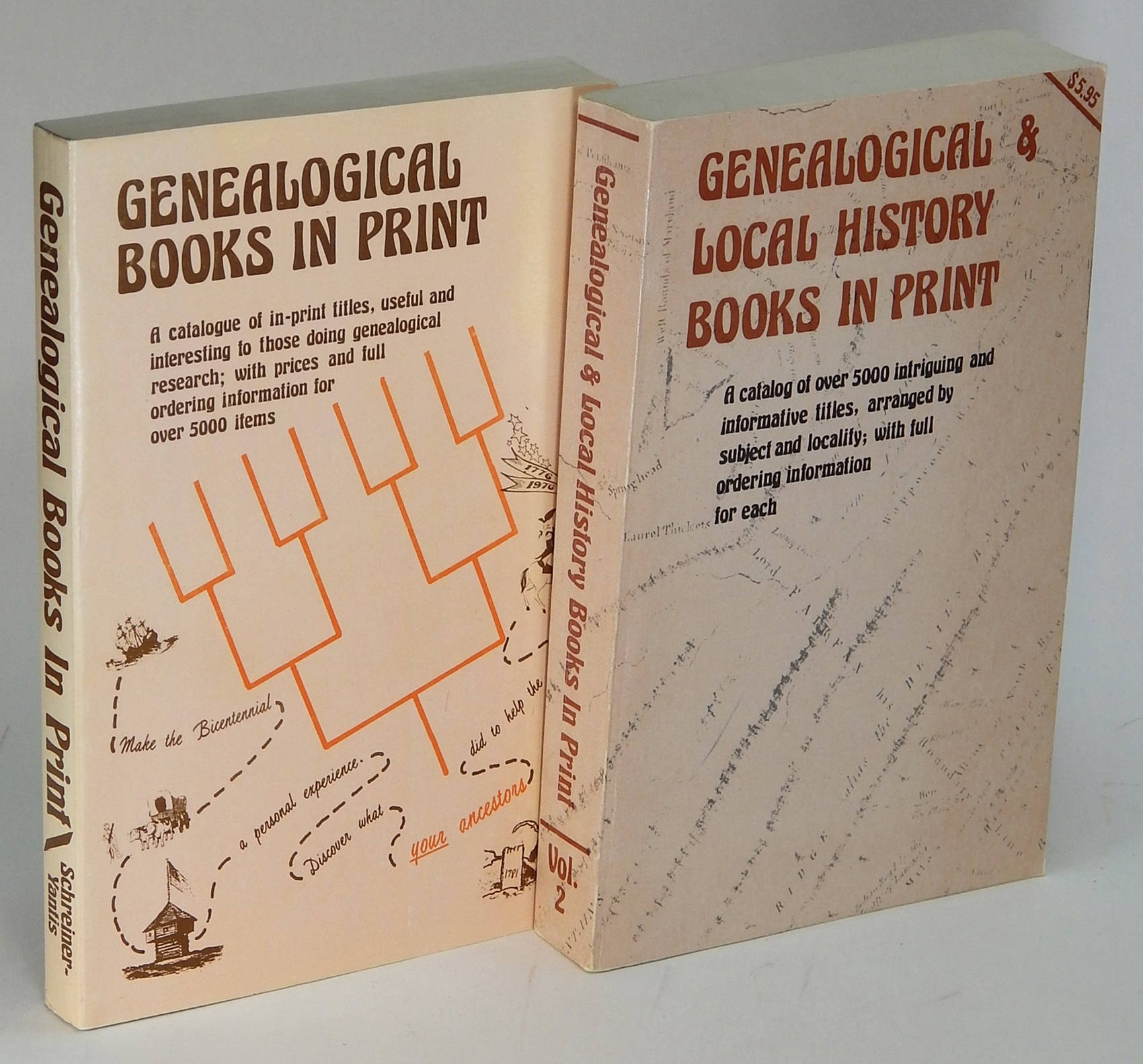 SCHREINER-YANTIS, NETTI - Genealogical Books in Print -and- Genealogical and Local History Books in Print (2 Volume Set)