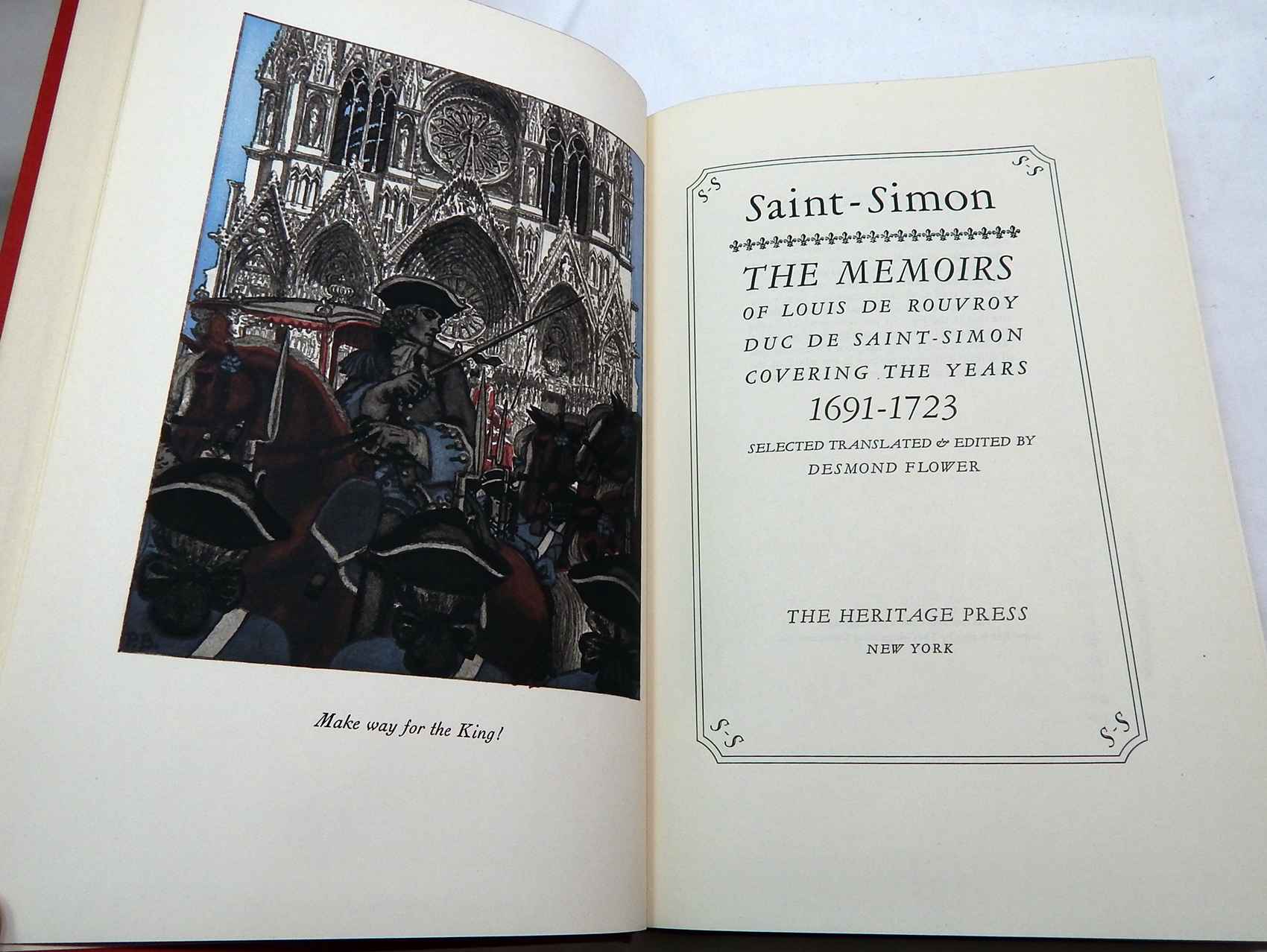 SAINT-SIMON - The Memoirs of Louis de Rouvroy, Duc de Saint-Simon Covering the Years 1691-1723
