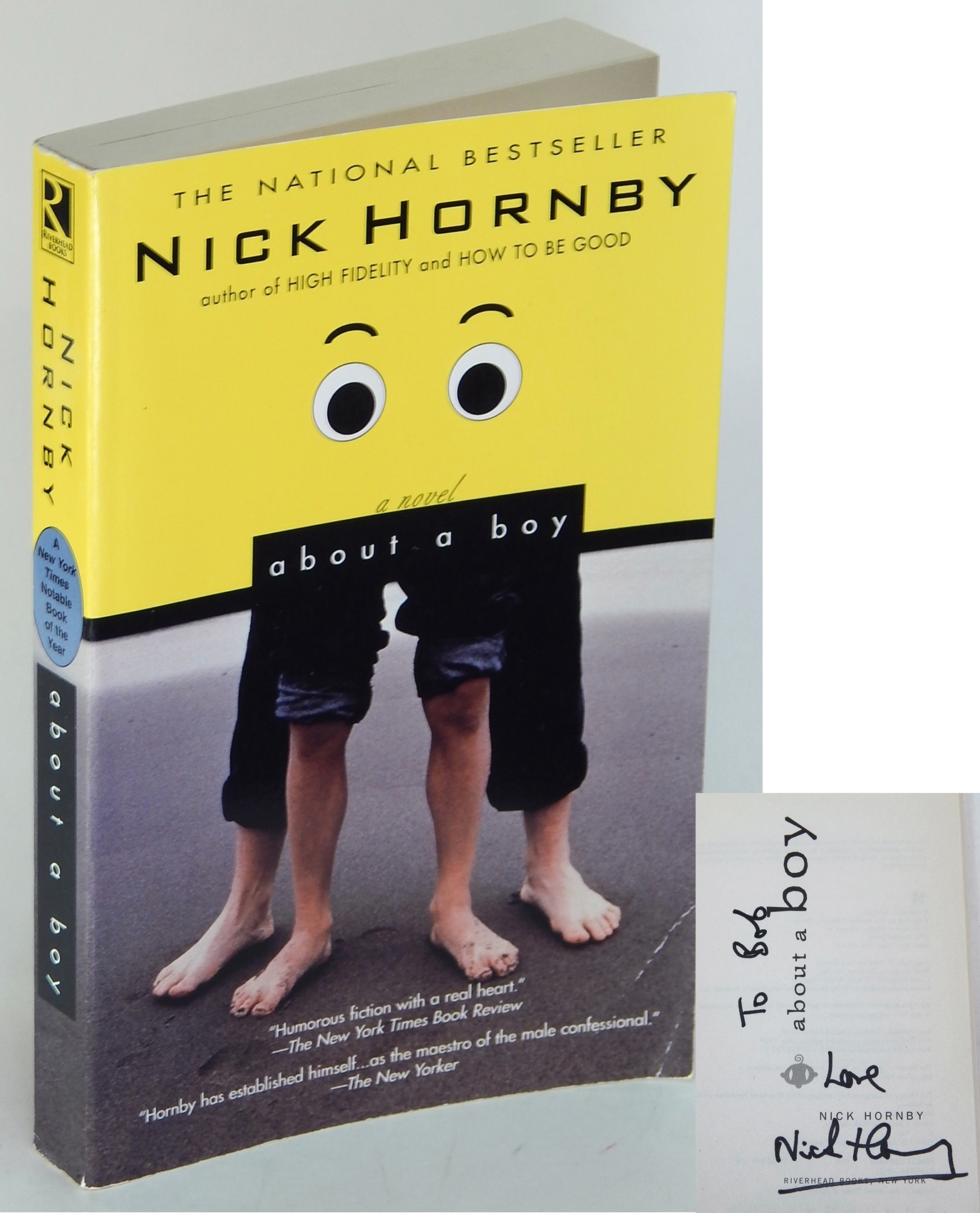 HORNBY, NICK - About a Boy (Signed by Author)