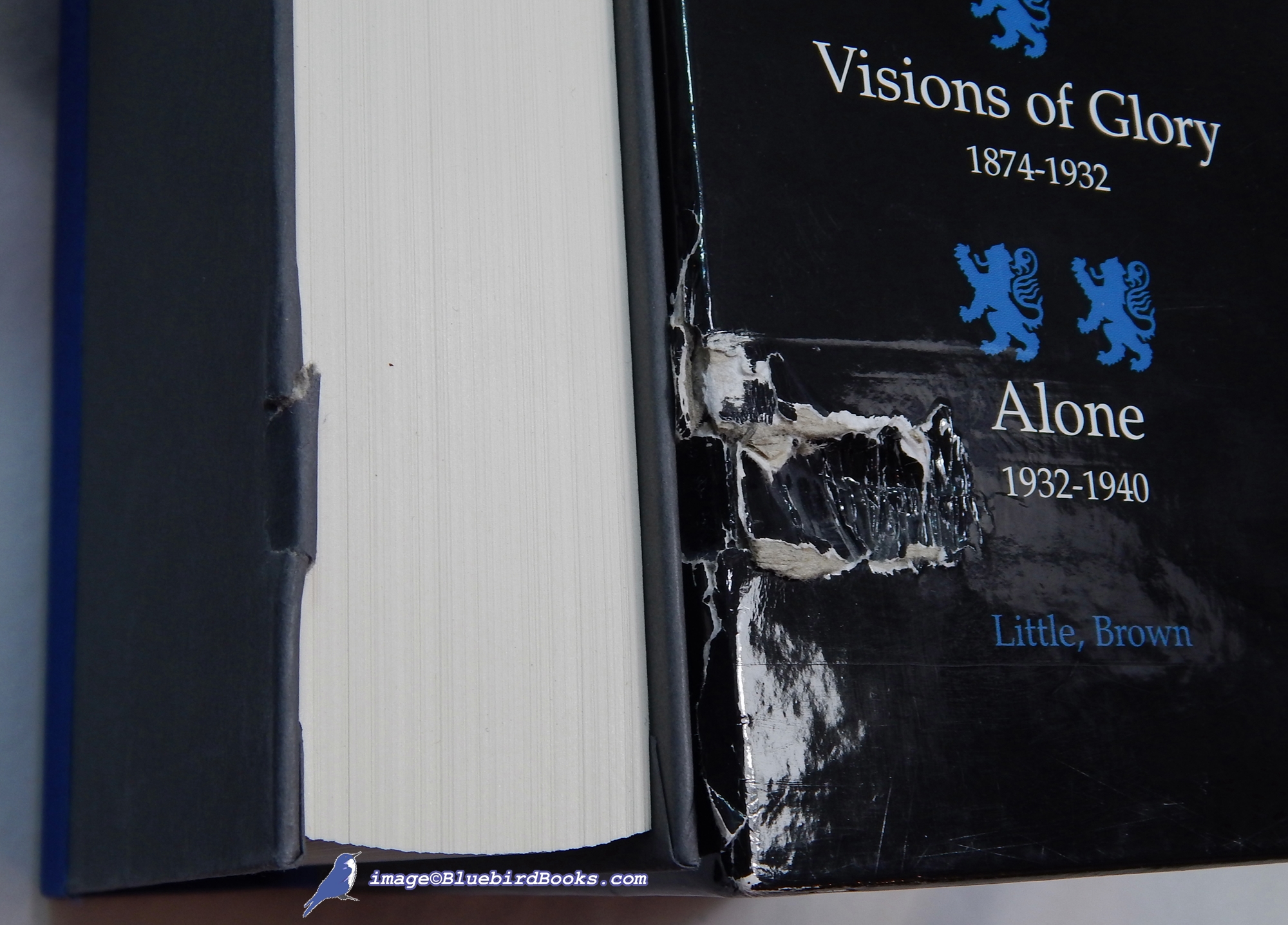 MANCHESTER, WILLIAM - The Last Lion: Winston Spencer Churchill, Visions of Glory -and- Alone (2 Volume Set in Slipcase)