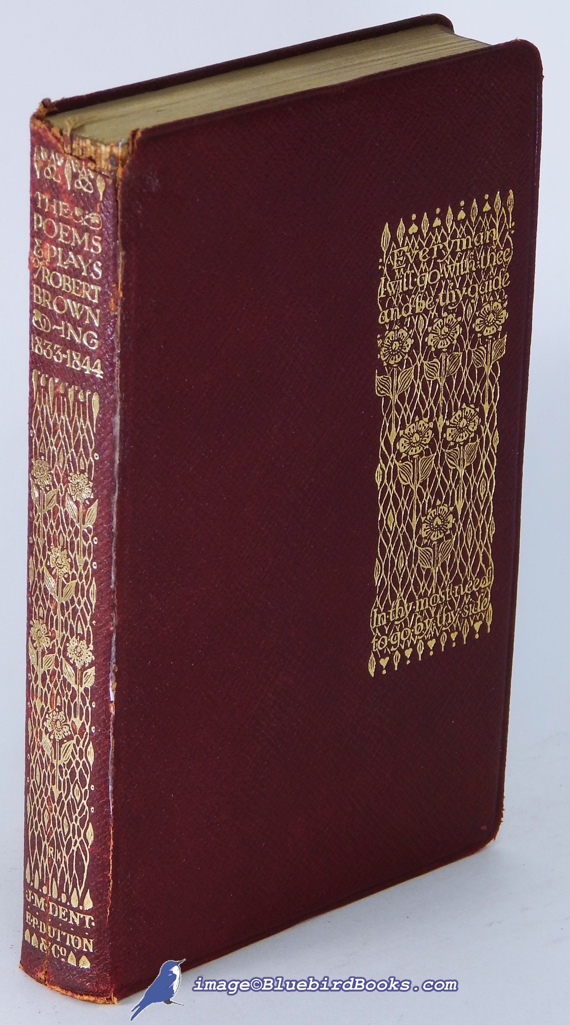 BROWNING, ROBERT - The Poems and Plays of Robert Browning, 1833-1844: Volume I (Everyman's Library Flex Leatherette Binding, el #41)