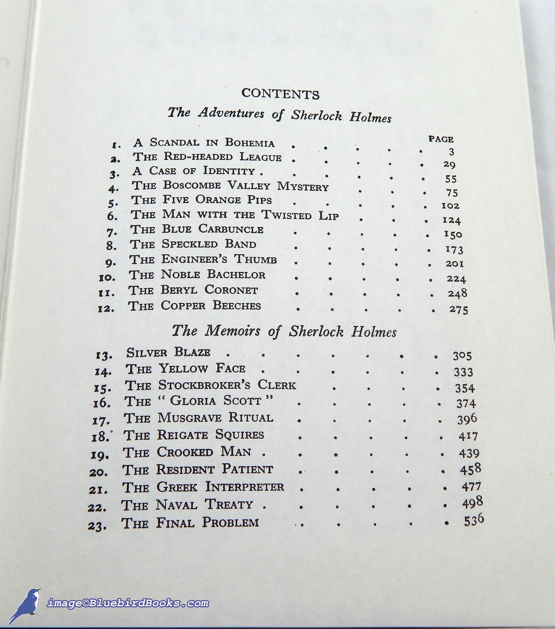 DOYLE, SIR ARTHUR CONAN - The Adventures and Memoirs of Sherlock Holmes (the Golden Heritage Series)