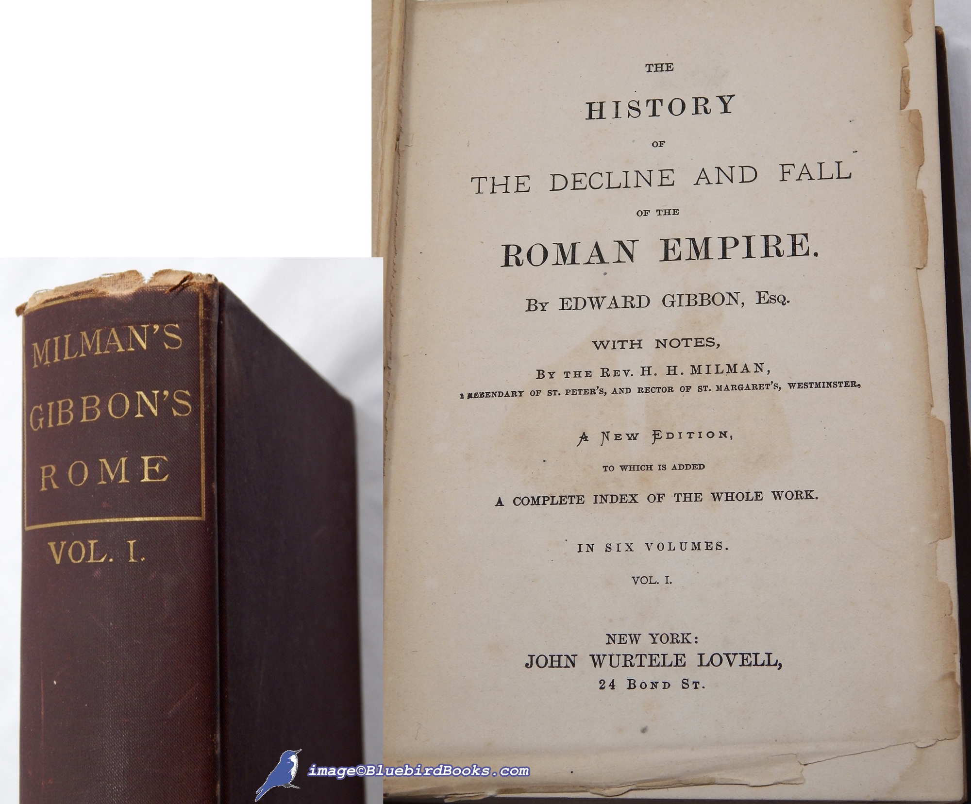 Image for The History of the Decline and Fall of the Roman Empire: A New Edition, to Which is Added a Complete Index of the Whole Work (Volume I only, of six)