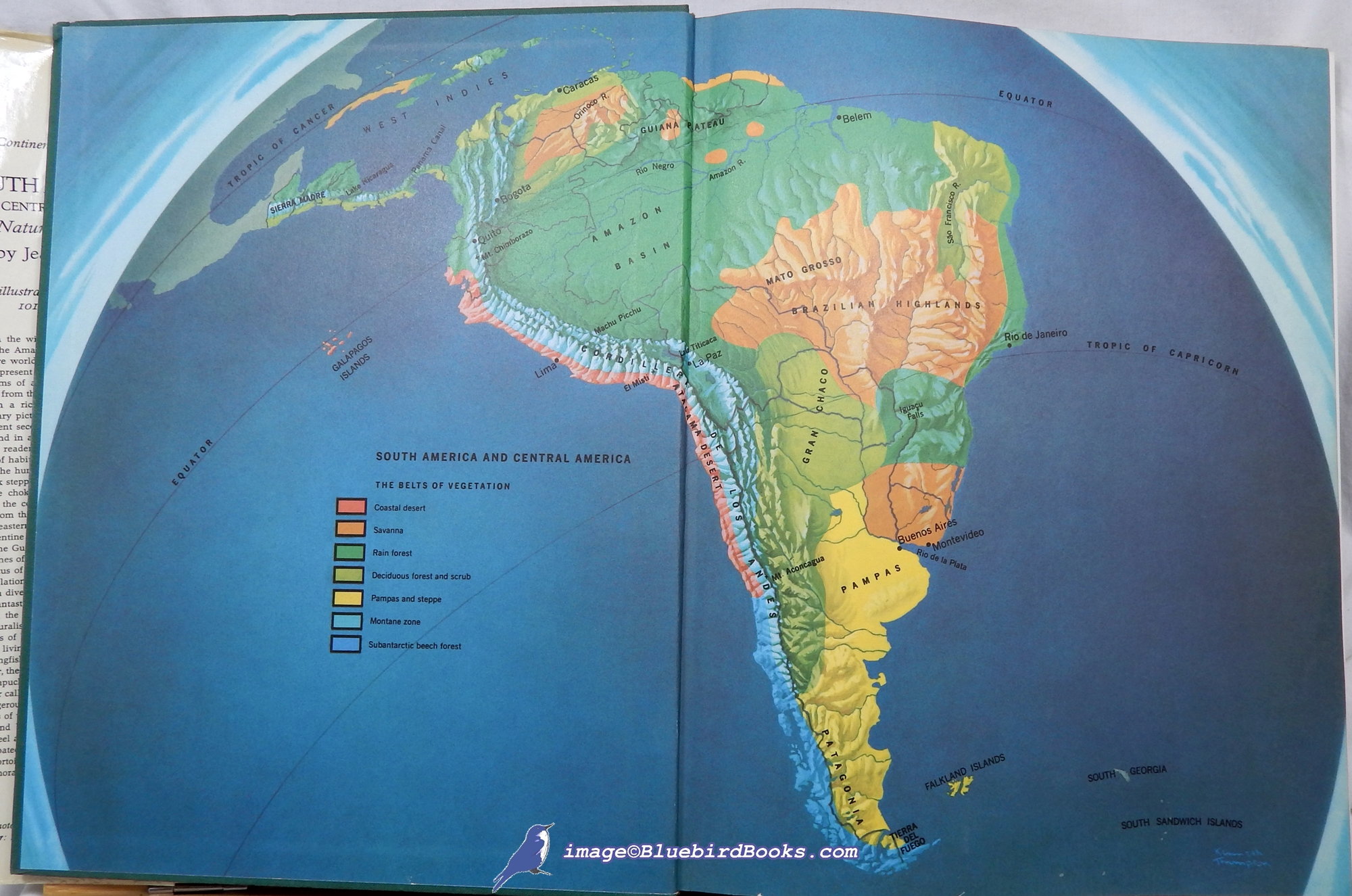 DORST, JEAN - South America and Central America: A Natural History (the Continents We Live on Series)
