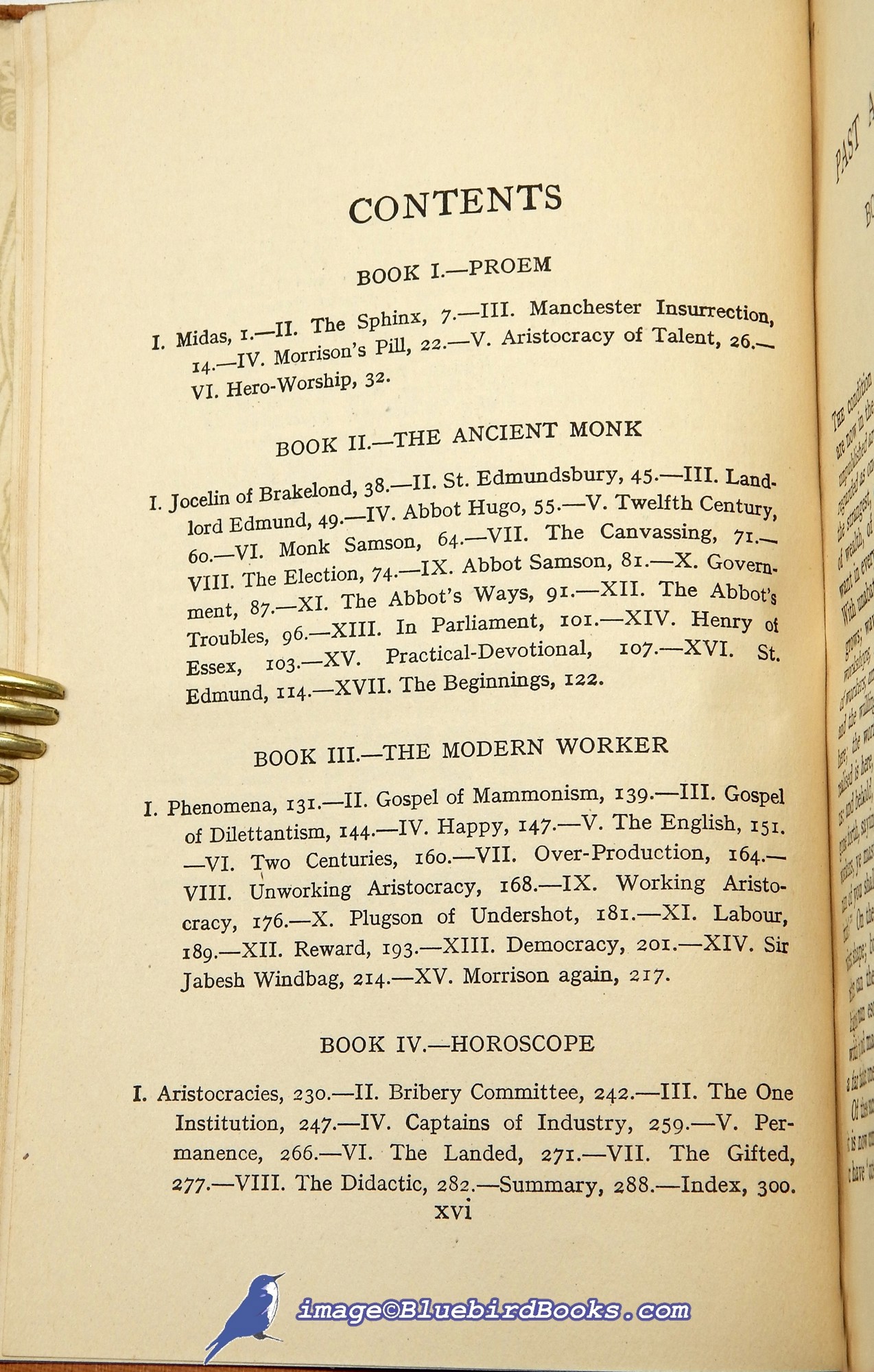 CARLYLE, THOMAS - Past and Present (Everyman's Library #608)