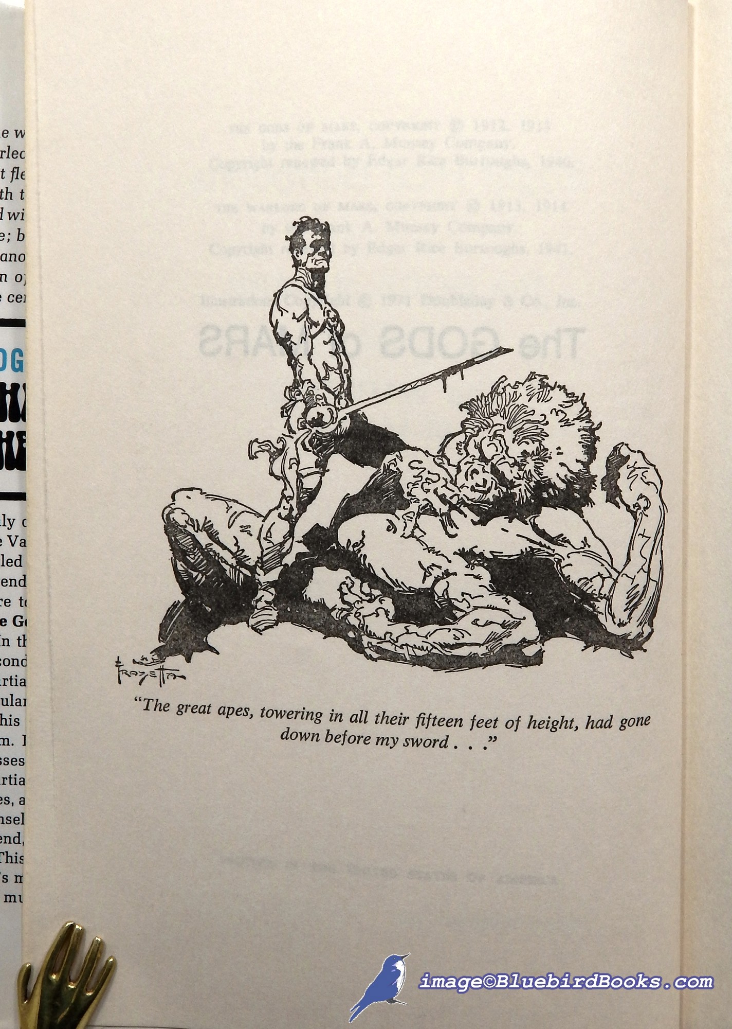 BURROUGHS, EDGAR RICE - The Gods of Mars -and- the Warlord of Mars