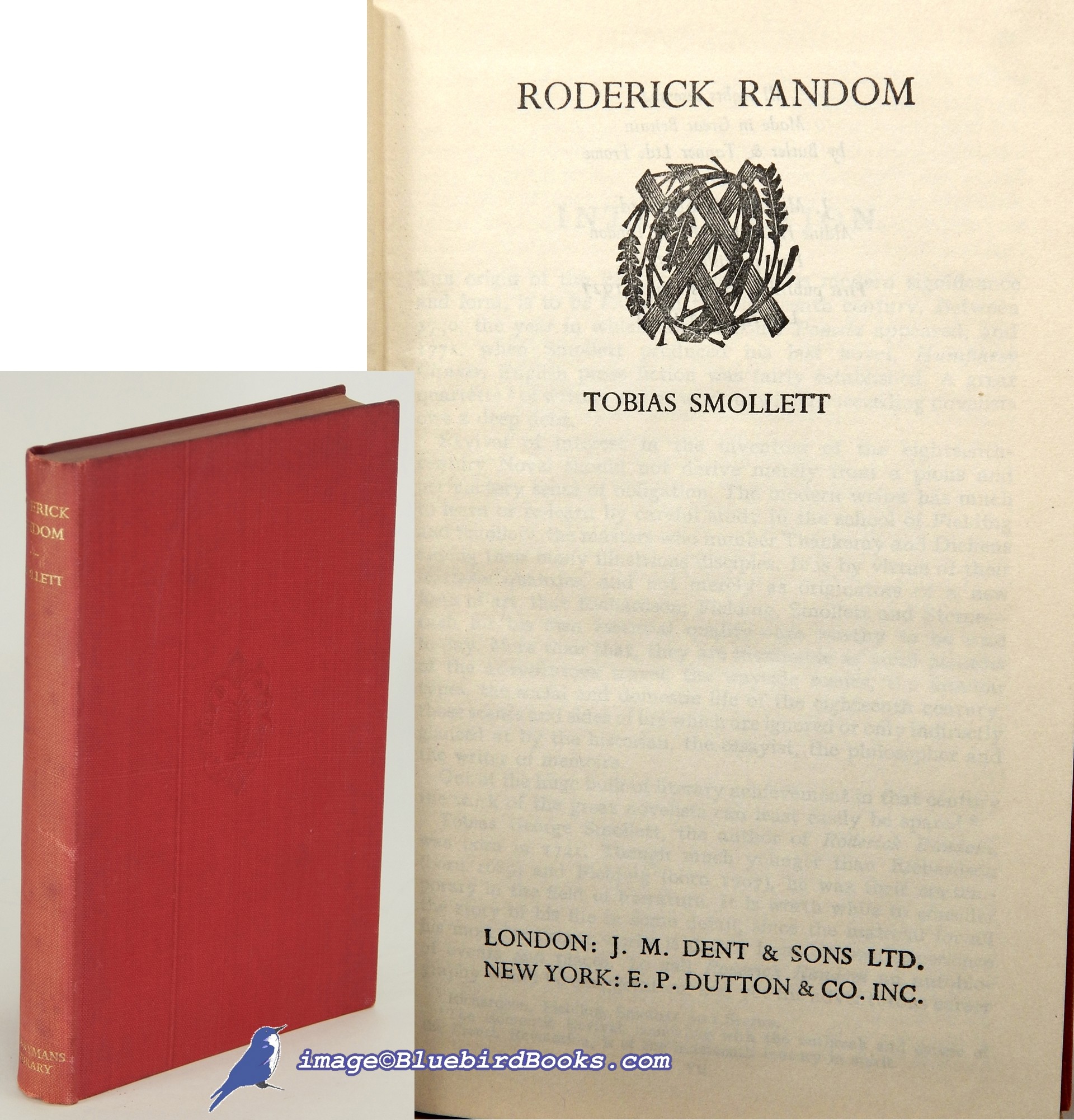 SMOLLETT, TOBIAS - Roderick Random (Everyman's Library #790)