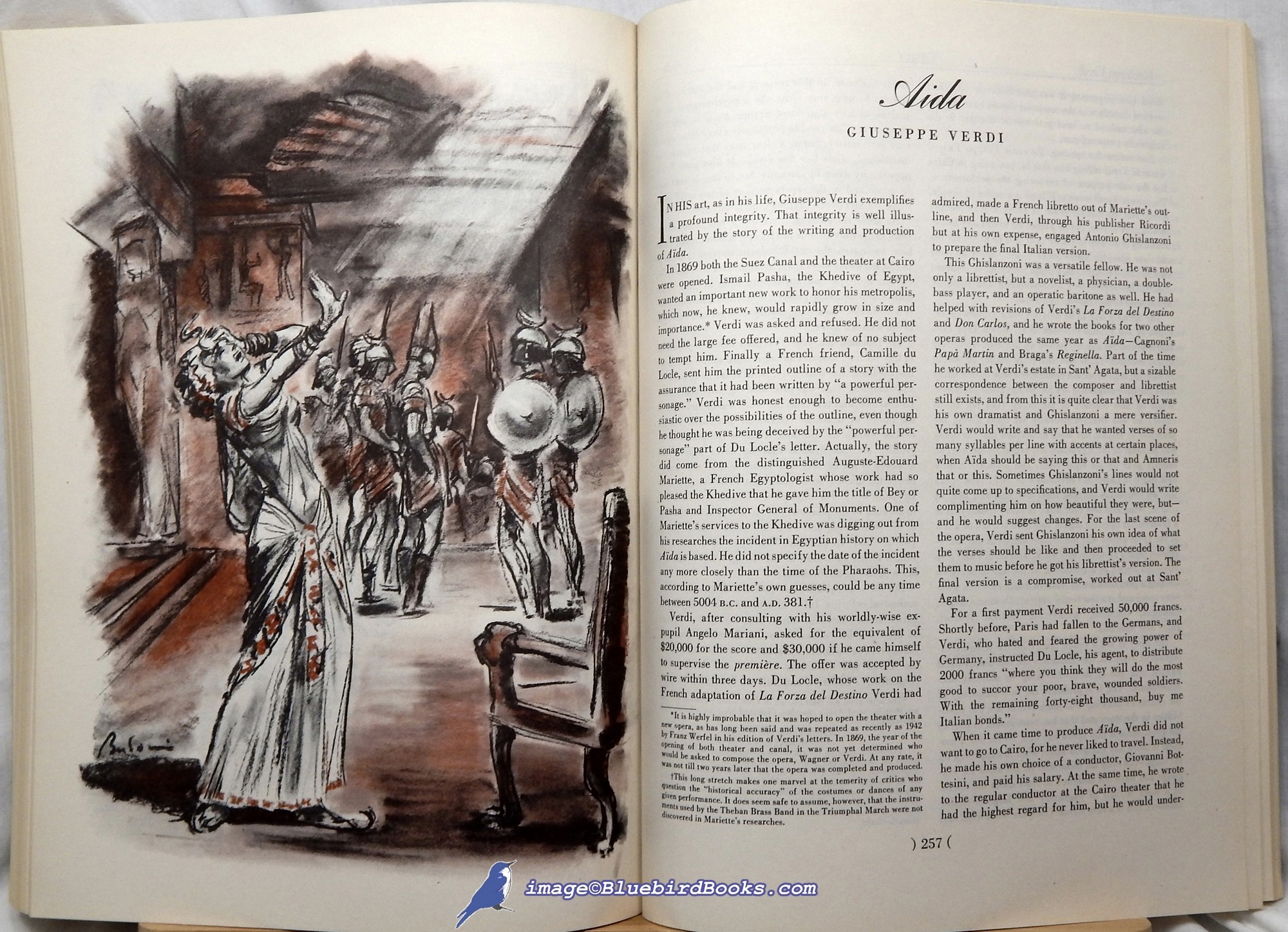 SIMON, HENRY W. (EDITOR) - A Treasury of Grand Opera: Don Giovanni, Lohengrin, la Traviata, Faust, Aida, Carmen, Pagliacci [Sheet Music and History]