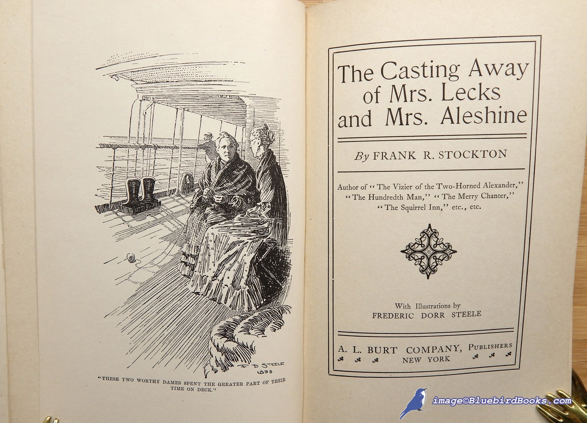STOCKTON, FRANK R. (AUTHOR); STEELE, FREDERIC DORR - The Casting Away of Mrs. Lecks and Mrs. Aleshine
