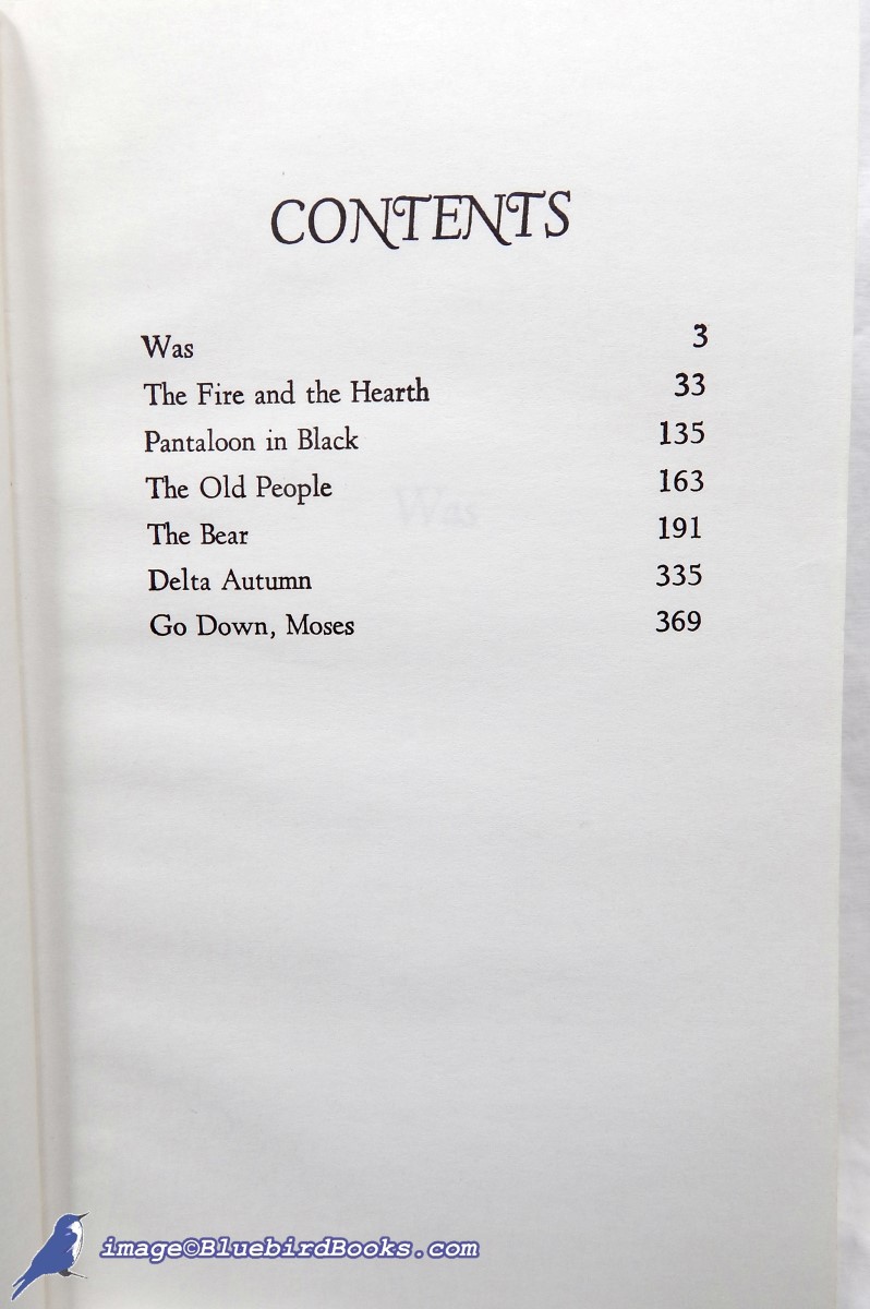 FAULKNER, WILLIAM - Go Down, Moses (Modern Library #175. 4)