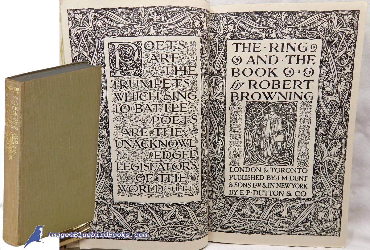 BROWNING, ROBERT - The Ring and the Book (Everyman's Library #502)