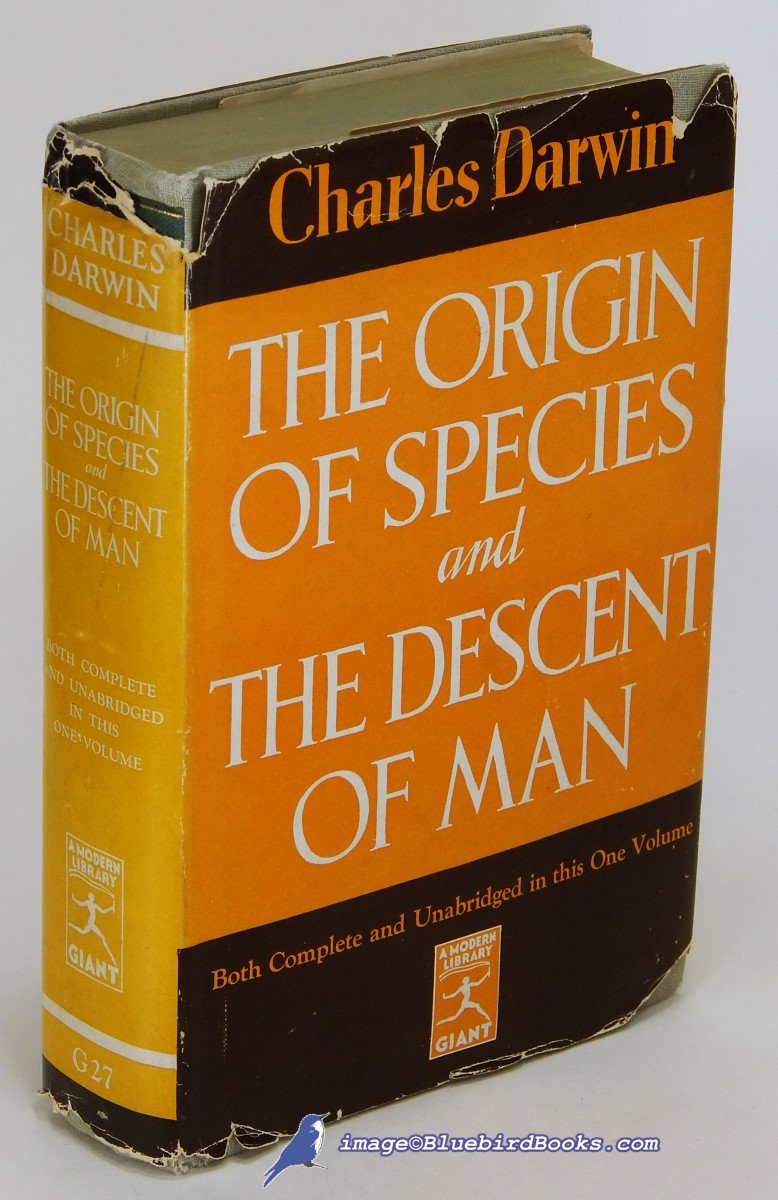 Image for The Origin of Species -and- The Descent of Man (2 Volumes in 1) (Modern Library Giant, G27.1)