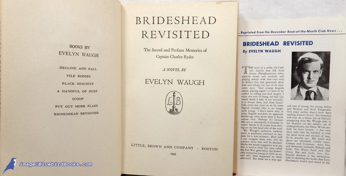 WAUGH, EVELYN - Brideshead Revisited: The Sacred and Profane Memories of Captain Charles Ryder