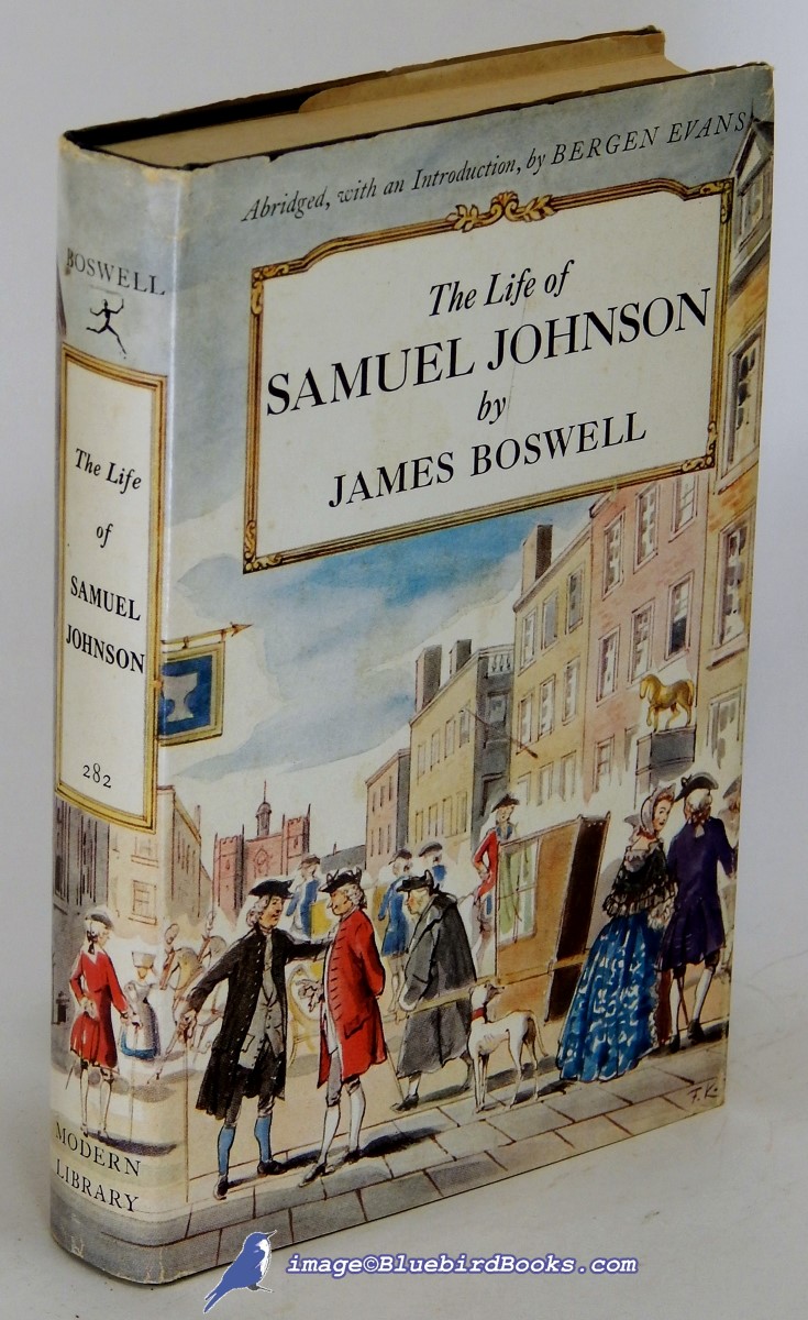 BOSWELL, JAMES - The Life of Samuel Johnson: Abridged, with an Introduction by Bergen Evans (Modern Library #282. 1)