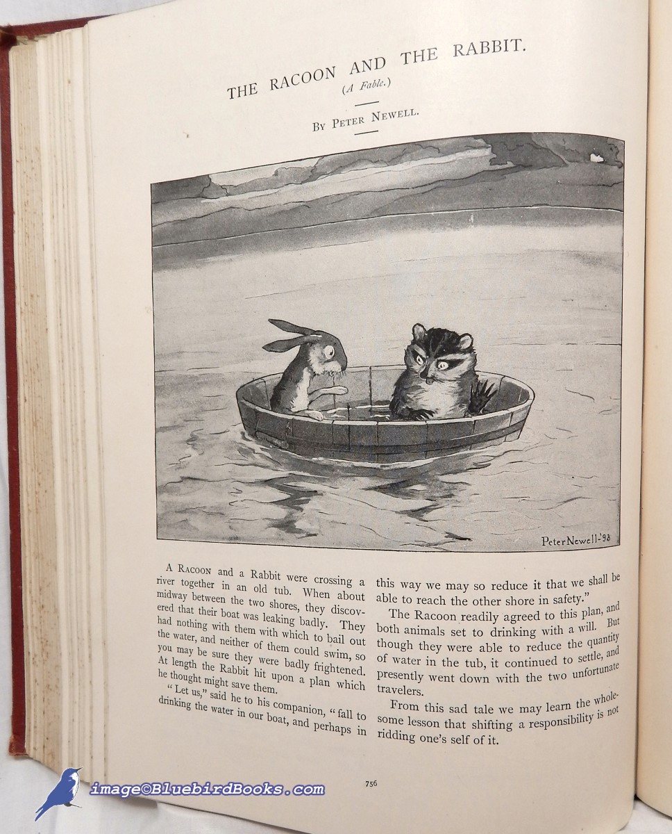 BURNETT, FRANCES HODGSON; LODGE, HENRY CABOT ET AL.; DODGE, MARY MAPES (EDITOR) - St. Nicholas Magazine (Volume X, Part II) Six Issues Bound Into One Volume: An Illustrated Magazine for Young Folks. May 1893 to October 1893