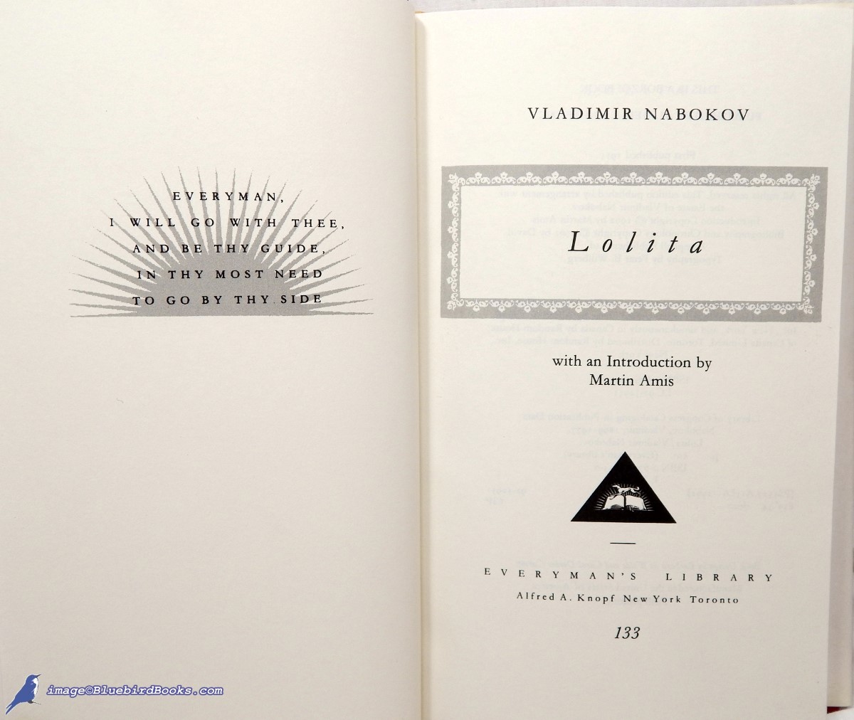 NABOKOV, VLADIMIR - Lolita (Relaunched Everyman's Library Series, #133)