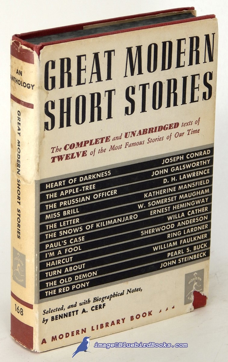 CERF, BENNETT (SELECTOR AND FOREWORD) - Great Modern Short Stories: An Anthology of Twelve Famous Stories and Novelettes (Modern Library #168. 2)