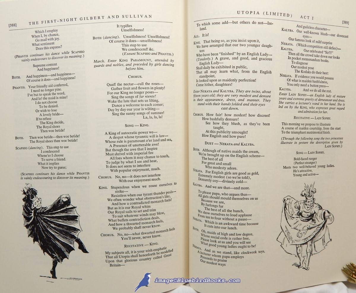 [GILBERT, W.S.; SULLIVAN, ARTHUR]; ALLEN, REGINALD (EDITOR) - The First Night: Gilbert & Sullivan (14 Librettos in Box Set with Facsimilies of First-Night Programmes)