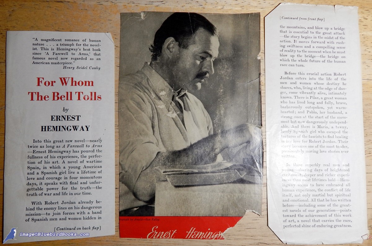 HEMINGWAY, ERNEST - For Whom the Bell Tolls (Wartime Reprint Edition)