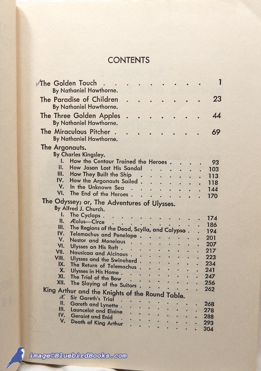 SHAHAN, THOMAS J. (EDITOR) - A Book of Famous Myths and Legends (Young Folks Library Series)