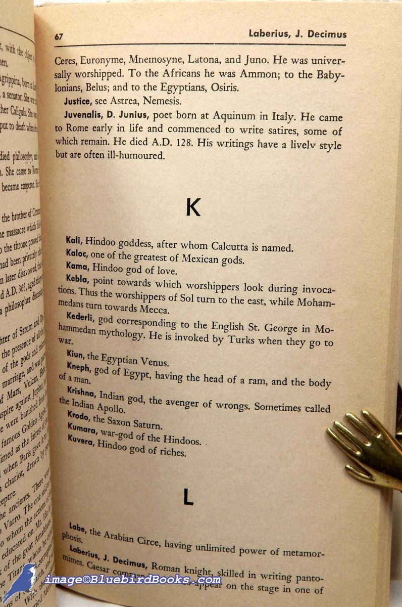 WOODCOCK, P. G. - Short Dictionary of Mythology