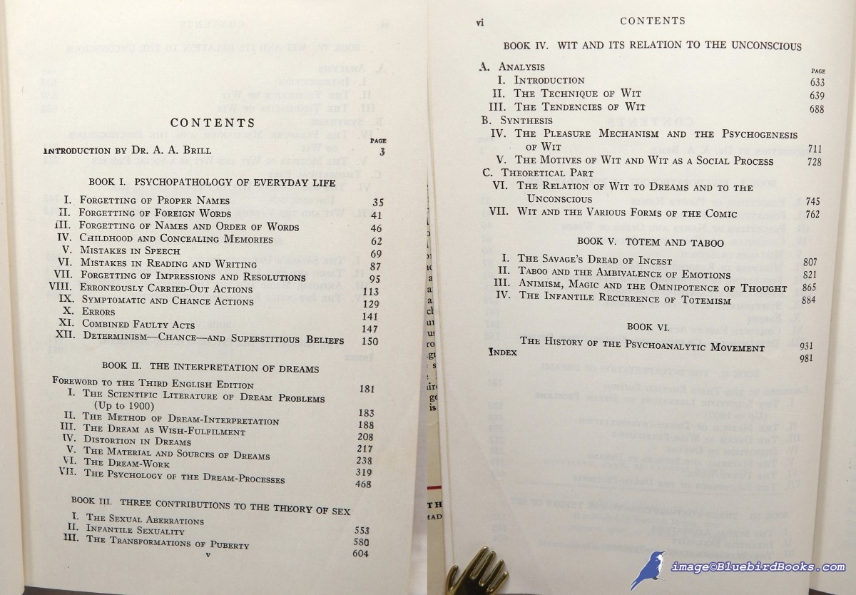FREUD, SIGMUND - The Basic Writings of Sigmund Freud (Modern Library Giant #G39. 1)